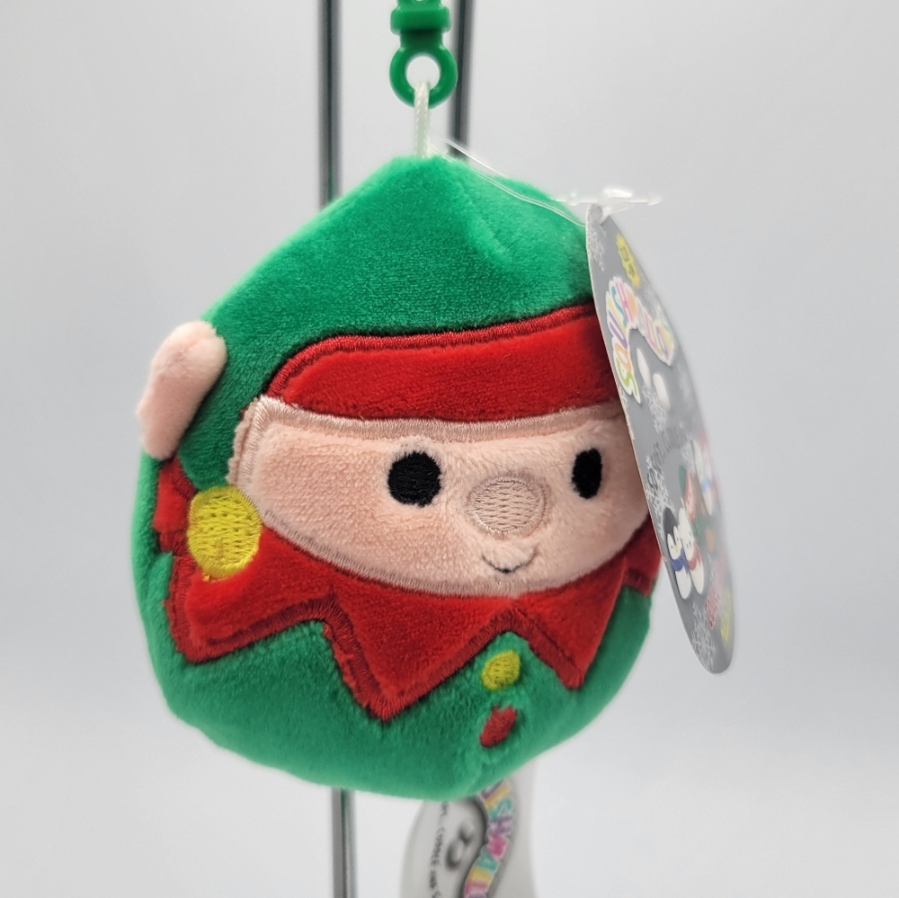 3.5" Elf Clip NWT Christmas 2018 Hoilday Xmas Squishmallow New